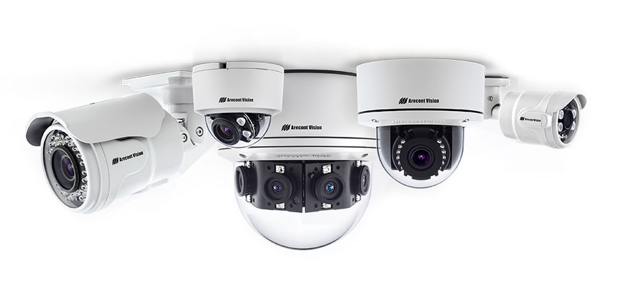 Variety of high-quality digital video cameras for use in a surveillance system.