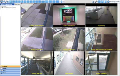 Digital monitoring and surveillance system camera monitoring software.